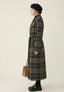 Ivy | Forest Green Check Longline Coat