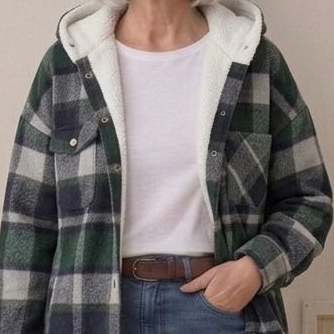 Piper | Hooded Flannel Shacket