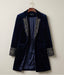 Elise | Velvet Statement Blazer