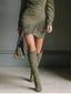 Chloe | Olive Green Mini Dress