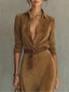 Isla | Suede Maxi Dress