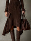 Ella | Drawstring Midi Dress