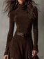 Charlotte | Dark Brown Maxi Dress