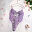 Selene | Butterfly Embroidered Lace Bodysuit