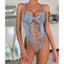 Selene | Butterfly Embroidered Lace Bodysuit