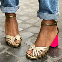Karla | Classic Open Toe Heels