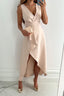 Mandy | Chic Wrap V-Neck Midi Dress