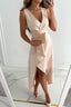 Mandy | Chic Wrap V-Neck Midi Dress