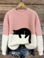 Luna | Cozy Cat Knit Sweater