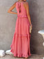 Landry - Chic Ruffle Trim Sleeveless Dress