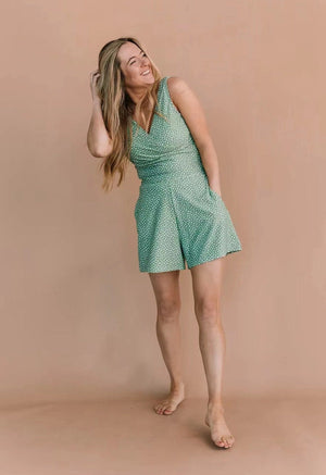 Mary | Swimsuit with ruffles and bust support