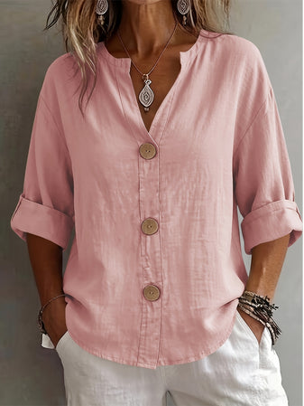 Ava | Mid-Sleeve Blouse