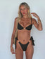Eve | Solid Backless Bikini Set