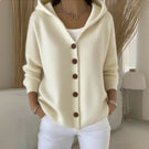 Marie | Cotton Hooded Cardigan
