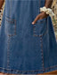 Sofia | Comfort Denim Dress