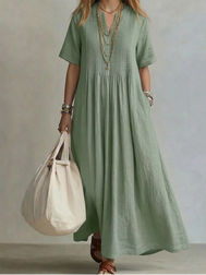 Nore | Flowing and Elegant Pleated Dress