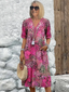 Elara | Elegant Printed Midi Dress