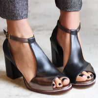 Sidney | Open Toe Heels