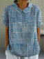Amelia | Striped Patchwork Shirt
