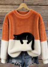 Luna | Cozy Cat Knit Sweater