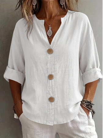Ava | Mid-Sleeve Blouse