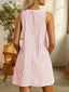 Felicia - Sleeveless Striped Pocket Dress
