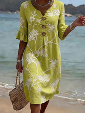 Charlotte | Elegant Button Dress