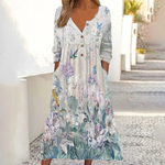 Kaeloria | Botanical Printed Maxi Dress