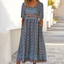 Kaelis | Printed Flowing Maxi Dress