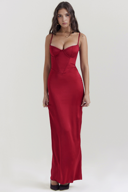 Rubina | Satin Dress