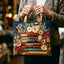 Artisan Tote Bag - Floral Print and Books