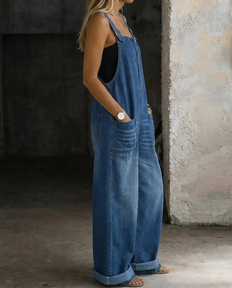 Brooke | Pocket Bib Denim Overalls