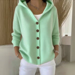 Mila | Hooded Knit Cardigan