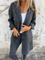 Tessa | Lapel Collar Button-Front Coat