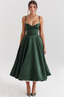 Luce | Satin Midi Dress