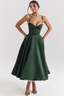 Luce | Satin Midi Dress
