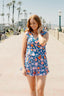 Donna | Swimsuit with ruffles and bust support