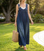 Ivy | Vintage Washed Soft Cotton Feel Denim Maxi Dress