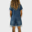 Karen | Vintage short Cotton Denim-Look Overalls