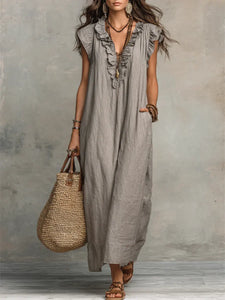 Camelia | Long Fluid Bohemian Dress