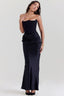 Victoria | Sophisticated Black Maxi Dress