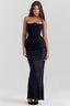 Victoria | Sophisticated Black Maxi Dress