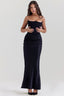 Victoria | Sophisticated Black Maxi Dress