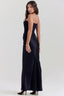 Victoria | Sophisticated Black Maxi Dress