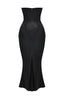Victoria | Sophisticated Black Maxi Dress