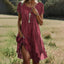 Taylor - Vintage Boho V-Neck Dress