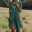 Taylor - Vintage Boho V-Neck Dress