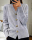 Liorah | Elegant Heart Button Cardigan