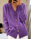 Liorah | Elegant Heart Button Cardigan